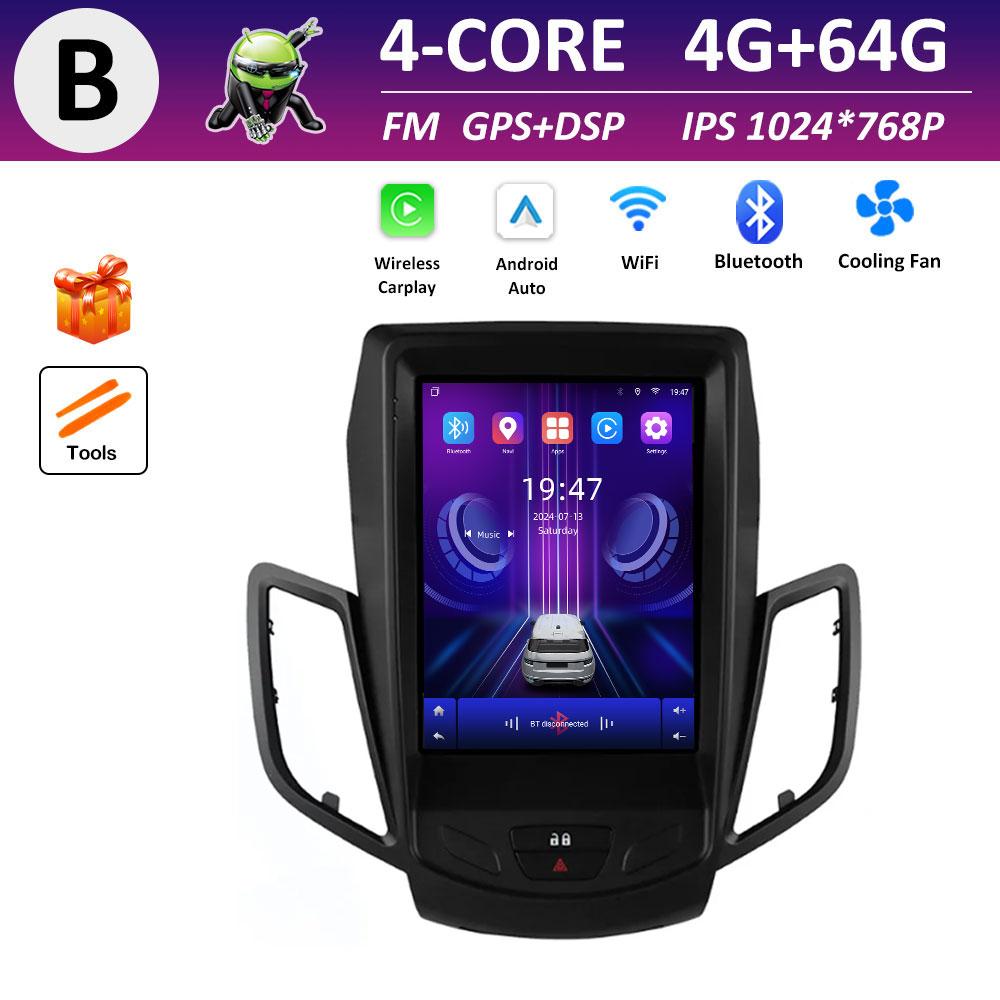 Intelligent System DSP Stereo for Ford Fiesta MK7 2009 2010 2011 2012 2013 - 2016 Wireless Carplay Navigation WIFI Accessories