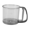 Handheld Flour Sifter Uniform Sieve Holes Semi Automatic Flour Strainer Cup for Baking Pastry Tools