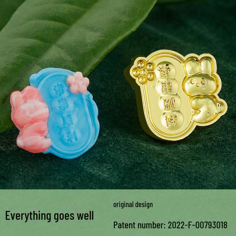 Eco-Friendly Zinc Alloy Retro Wax Seal Head with Color-Preserving Electroplating