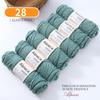 Alpaca Wool Medium Thick Yarn Ball for Hand-Knitted Cardigans, DIY Scarves, and Sweaters