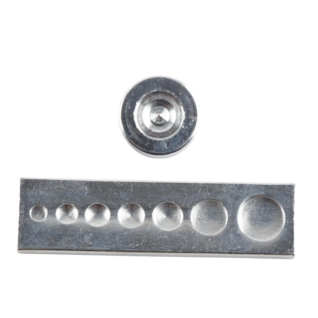 11pcsset Leather Craft Snap Fastener Setter Rivet Setting Punch Die Tools with Hole Punches