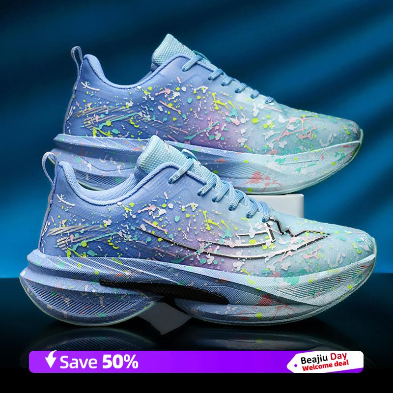 Pánské běžecké boty Karbonová deska Maratonská specialita Sportovní Prodyšné Lehké Dámské Pohodlné Protiskluzové Volnočasové Tenisky