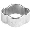 10Pcs/Set Zinc Plated Stainless Steel Two-ear Hose Clamp -23mm for Fule Petrol Pipe Tube