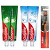 Total Anti-Cavity & Whitening Toothpaste Set with Toothbrushes