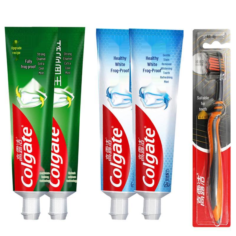 Colgate Total & Whitening Toothpaste Oral Care Bundle