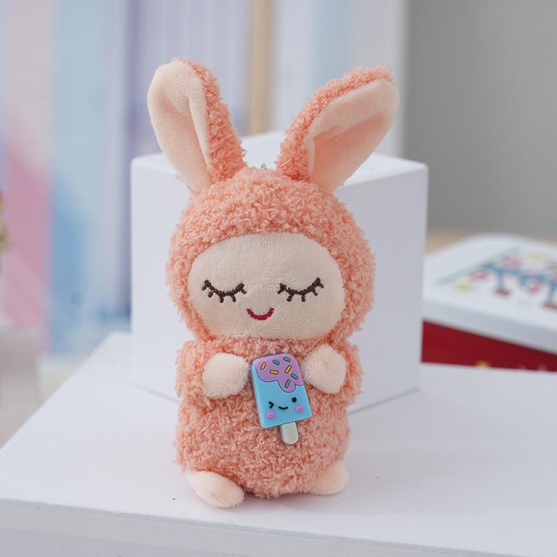 Adorable Plush Bunny Keychain Soft Stuffed Animal Toy For Weddings And Gifts