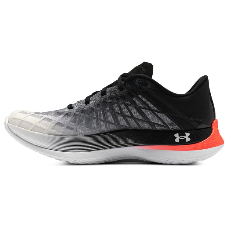 Under Armour Unisex Flow Velociti Elite Running Shoes Black Orange 3026801-001 44.5