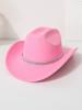 Western Cowboy Top Hat Horse Riding Travel Leisure Top Hat Party Jazz Hat Felt Hat