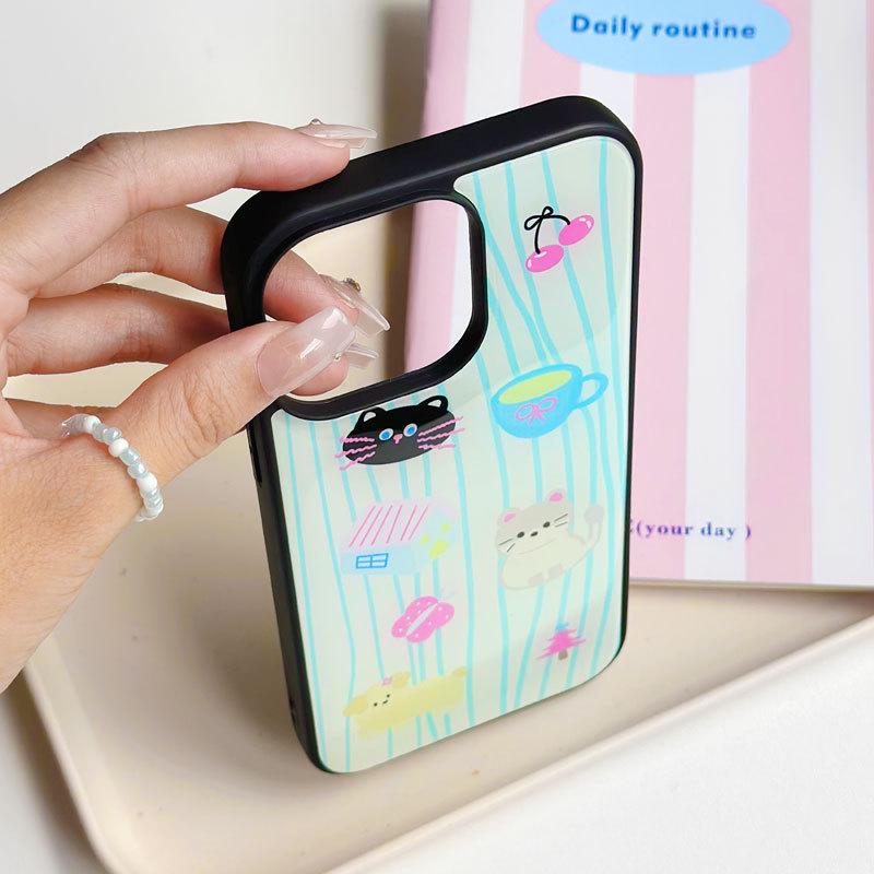 iPhone 16 Pro Max Cartoon Case: Compatible with Models 13, 14, 15, Huawei Mate 60