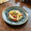 Ceramic Plates High-Grade Ice Crack Glaze Tableware Niche Western Food Plates Household Dishes Plates Commercial Catering Round Plates