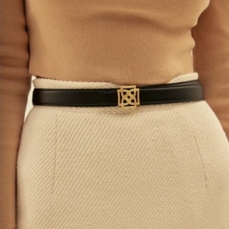 DakS Black 4d Gold Buckle Hook Leather Women S Belt Dbbe6e778bk