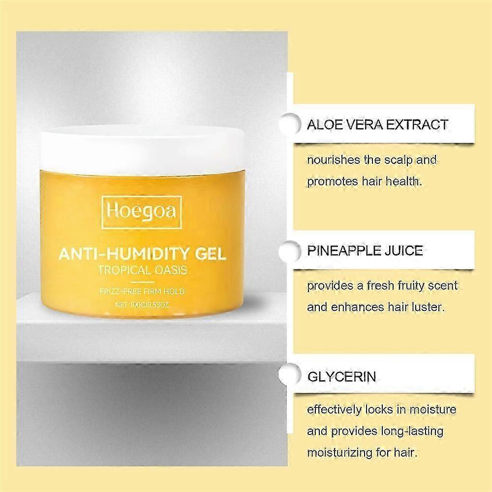 5 Stück Tropical Oasis Anti-Feuchtigkeits-Gel - Frizz-freier fester Halt