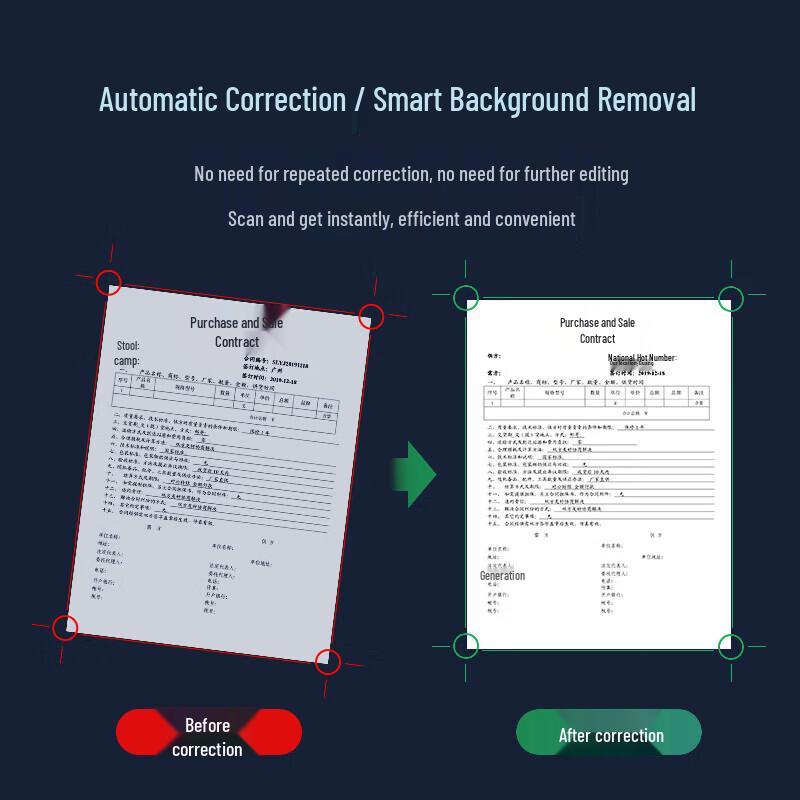 Liangtian S500L 5MP A4 Document Camera Scanner with OCR CN Plug (adapter Included)