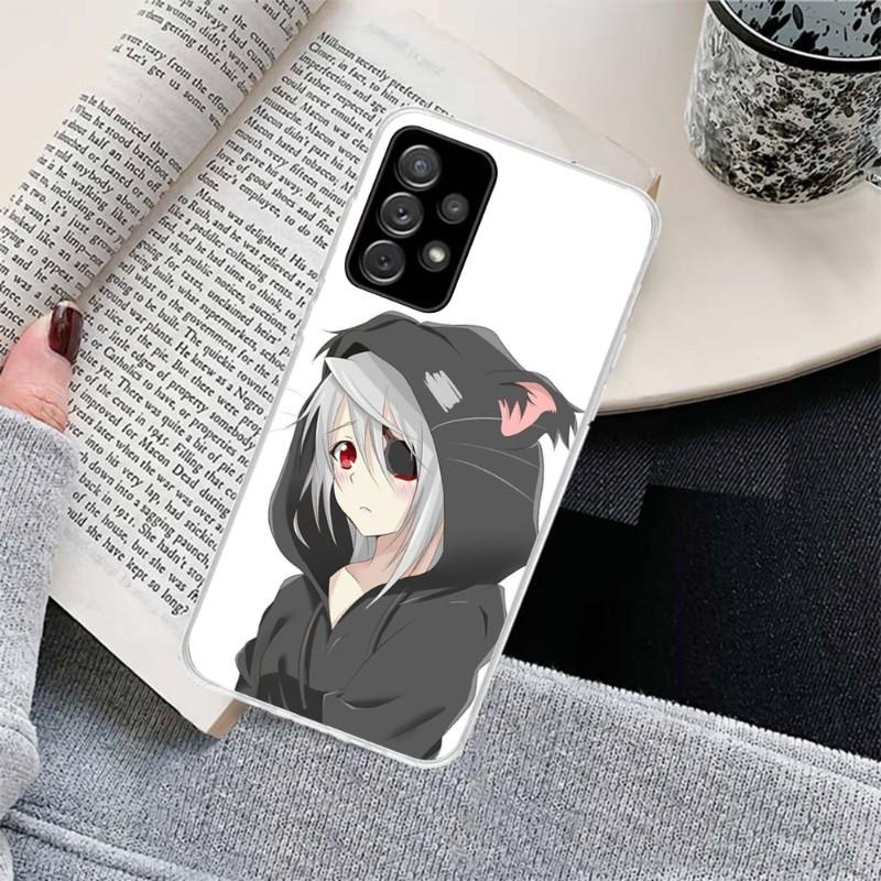 Girl Infinite Stratos Phone Case For Samsung Galaxy S10 S21 S22 Plus Ultra A91 A51 A21S A12 Transparent Phone Cover
