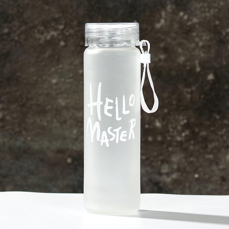 

Children s Water Bottles BPA Free Portable Student Water Cup Leak-proof with Rope Camping Drinkware Drinking for Tea Coffee Milk 400ml белый