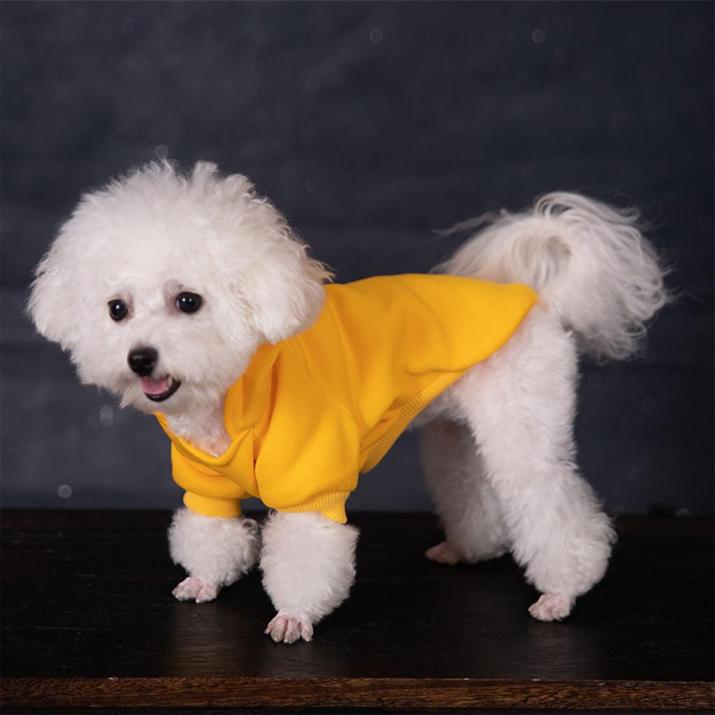 Winter Autumn Solid Color Dog Clothes with Hoodie Dog Hoodie for Small Large Dogs Coat Pet Dog Hoodie Pet Costume