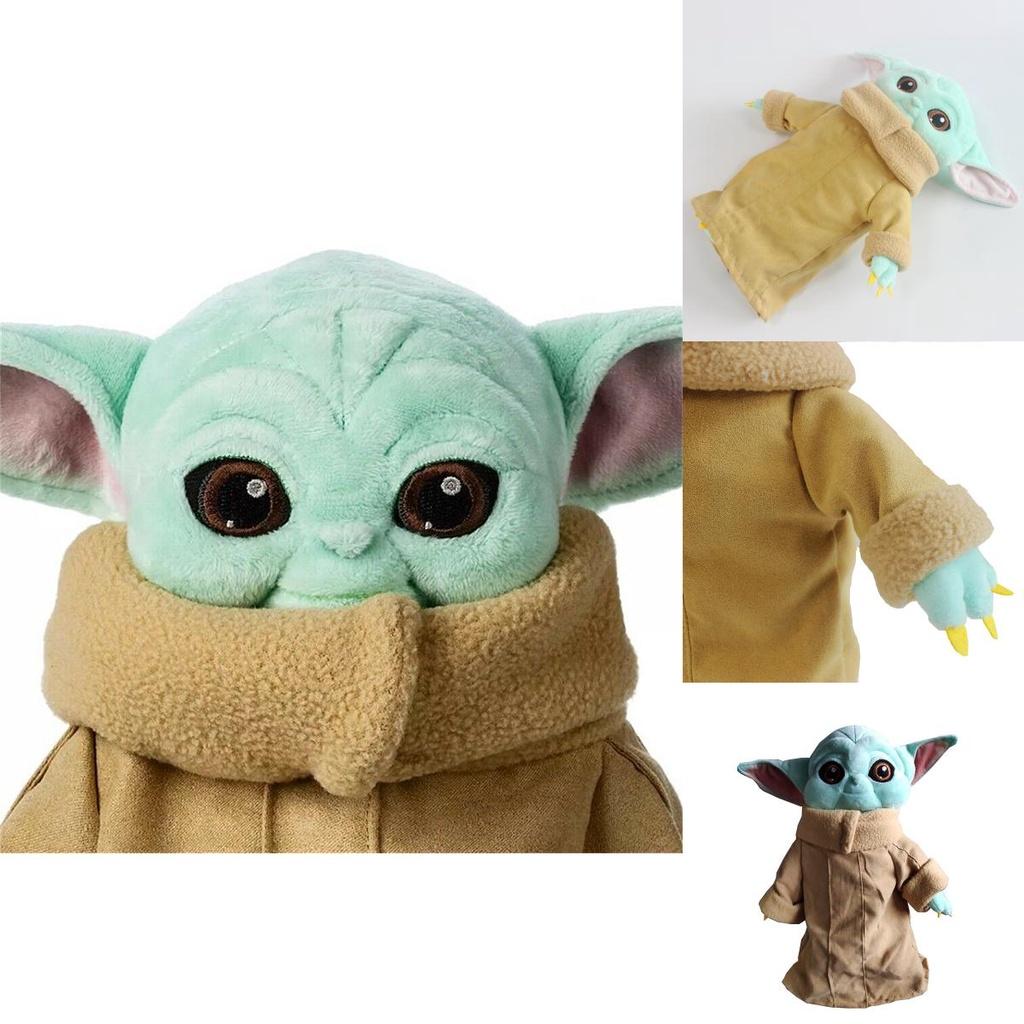 Adorable 30cm Baby Yoda Plush Toy With Removable Clothes Perfect For Kids And Fans