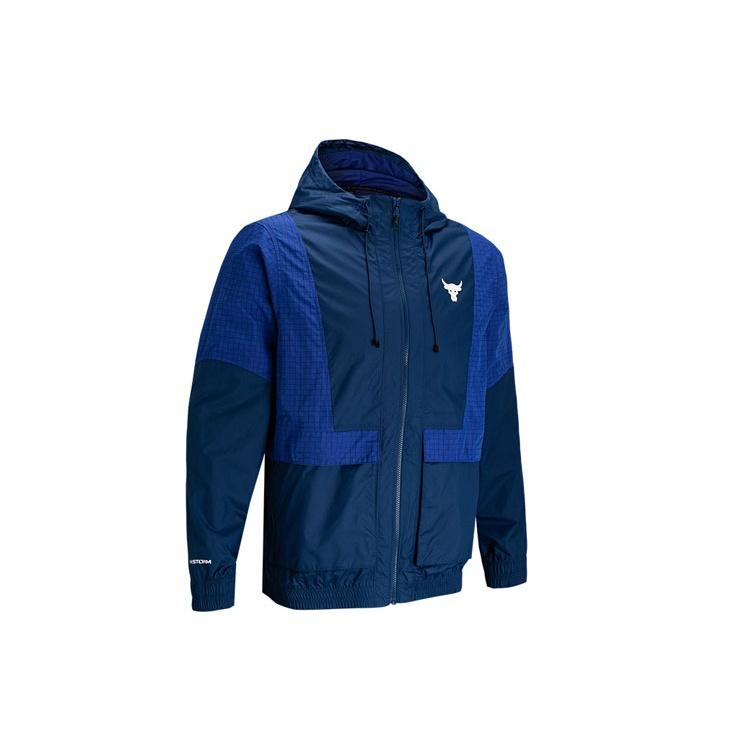 Under Armour Project Rock Storm Windbreaker  Royal Blue  Men s 1367075-404 L