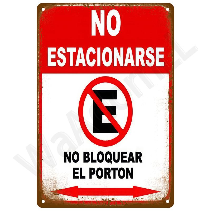 Retro Wall Art Mural Outdoor House Bathroom Home Room Decorations Decor Vintage Metal Signs Plates Tin Sign Posters Man Cave Bar