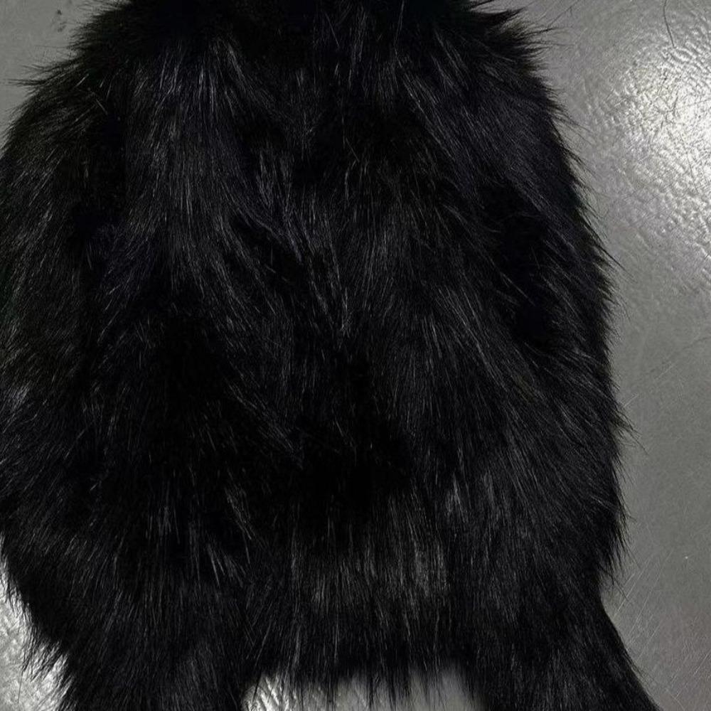 Borse Moda Inverno Zaino Soffice Peluche Grande Capacità Versatile Zaino da Uomo e Donna