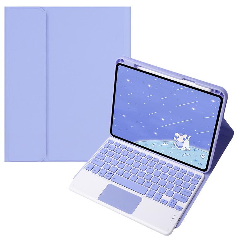 Compatible Bluetooth Keyboard Case for 2025 iPad11 A16, 10th Gen 10.9" with Pen Slot and Backlit Touchpad