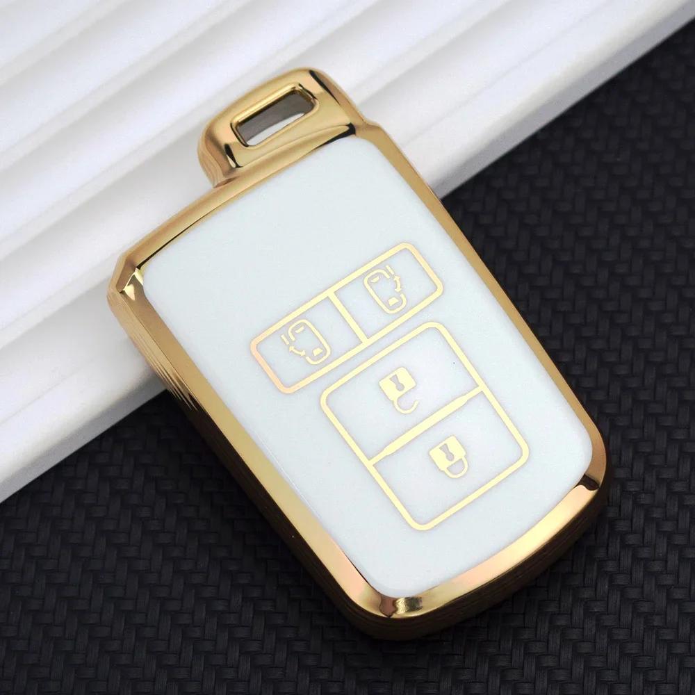 Tpu Car Key Cover Case Bag Holder Shell For Toyota Camry Rav4 Avalon Auris 2 3 4 Buttons Smart Keyless Holder Protector