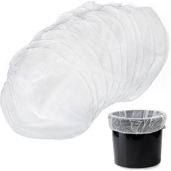 20Pcs 5 Gallon Regular Fine Mesh Bag Strainer, Elastic Top Paint Strainer, Super Tuff White Bag Filters for Use with Paint Guns and Sprayers or