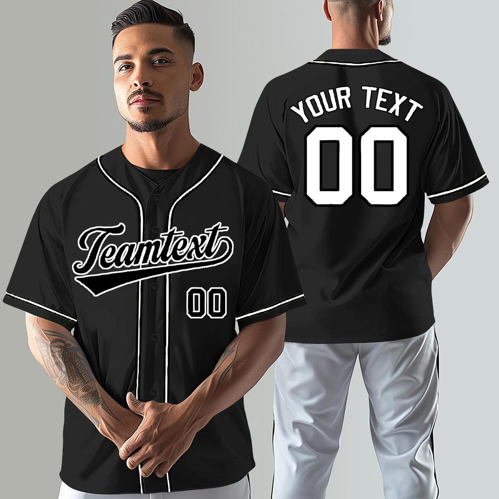 Custom Baseball Jerseys Personalized Printed Team Name & Number Sports Uniform For Men Women Youth