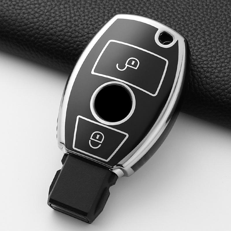 Fashion Tpu Car Key Case Cover Shell Fob For Mercedes Benz A B C E Class Gls Gla Glk Glc Cls Cla Amg W204 W205 W212 W463 W176