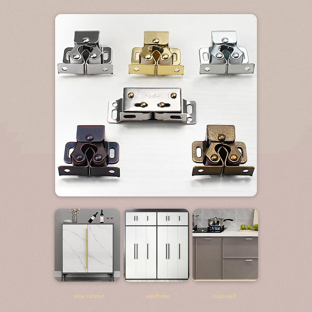 Sliding Door Closet Door Stopper Magnetic Suction Cabinet Door Spring Buckle Anti Collision Accessories Furniture Hardware Tools