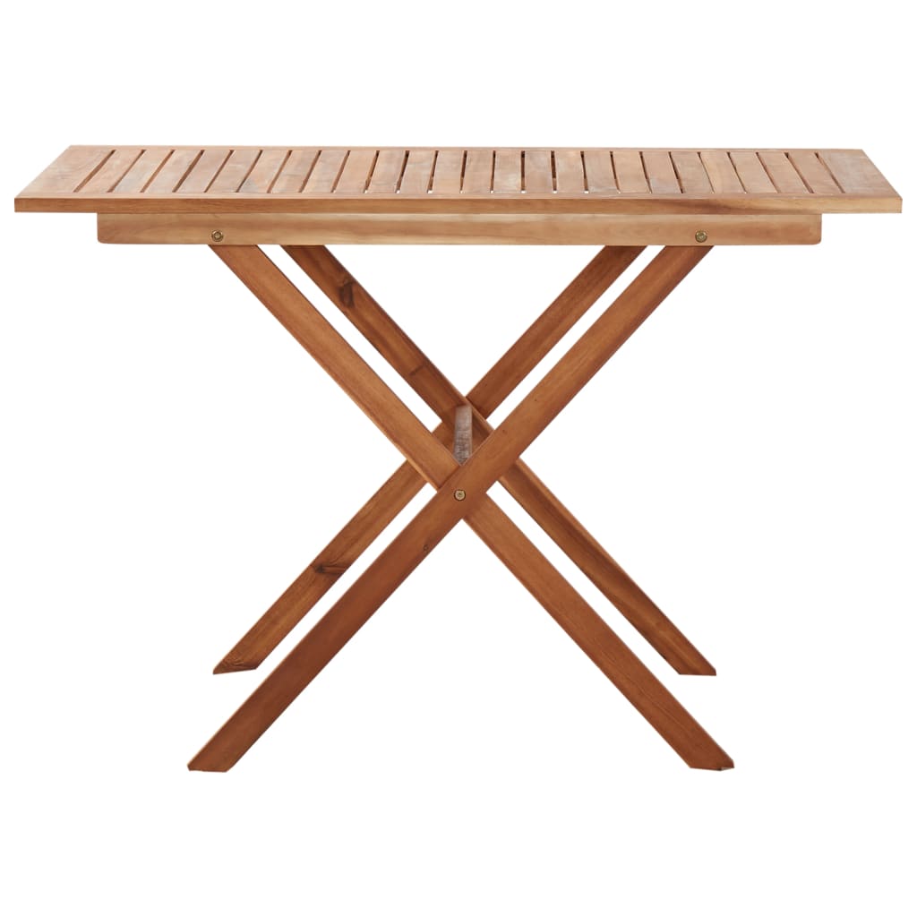 Garden Table 110 x 67 x 74 cm Solid Acacia Wood