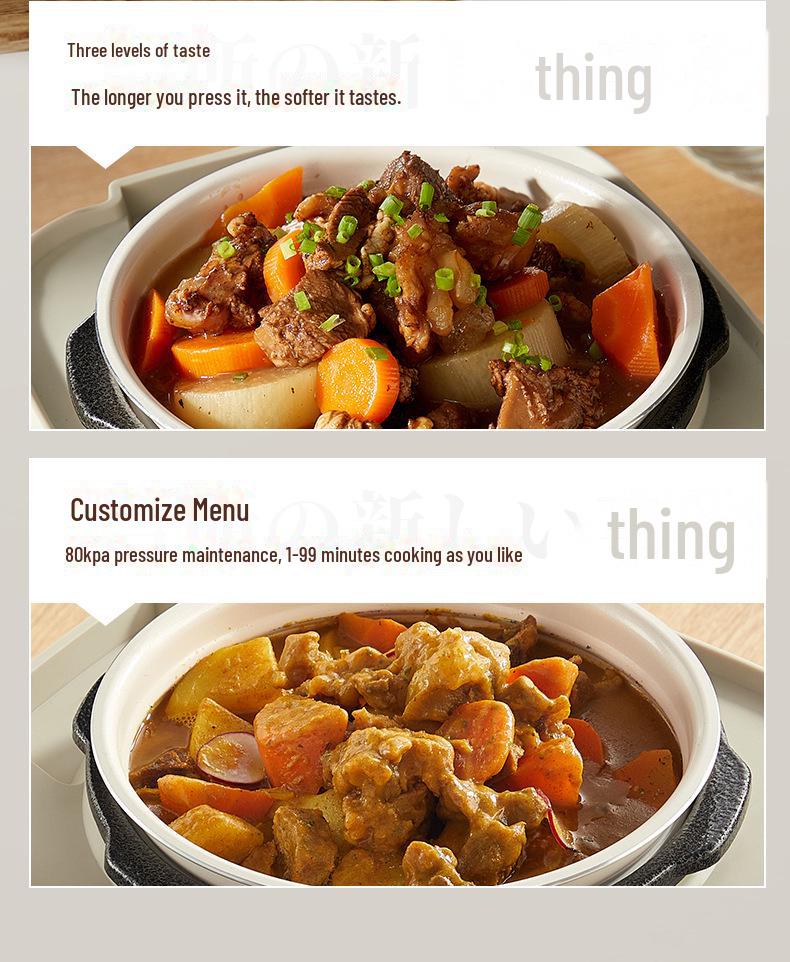 4L Multifunctional Electric Rice & Pressure Cooker for 2-4 People - Japanese Design