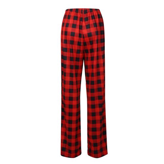 Women Pajama Pants Elastic Drawstring Waist Straight Wide Leg Casual Comfy Stretchy Sleep Bottoms Daily Wear