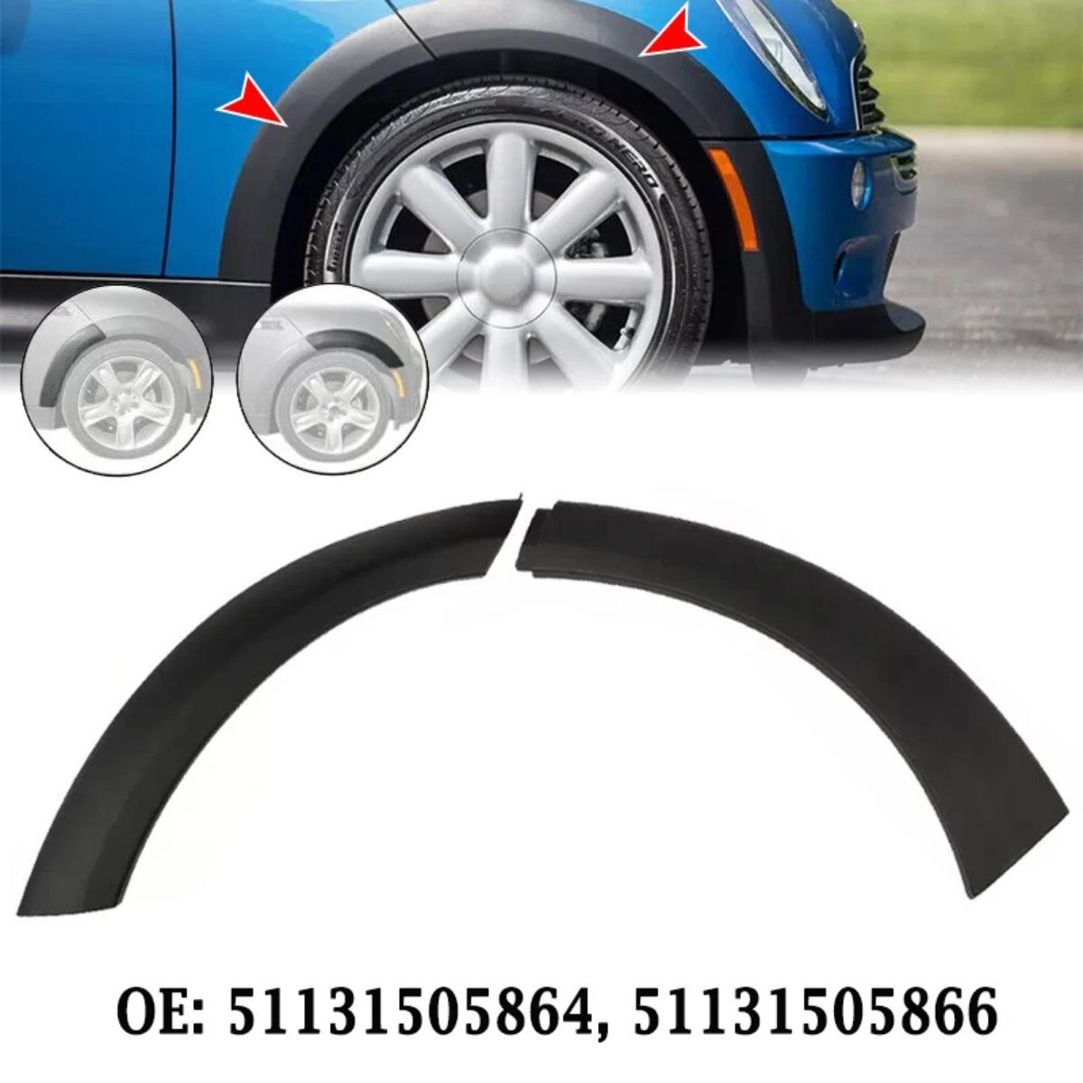 

Car Front Wheel Arch Trim Fender Cover Splash Guards Mudguard For BMW MINI Cooper R50 R52 R53 2002-2008 51131505864 51131505866 Right 2Pcs