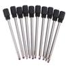 10Pcs Replaceable Ballpoint Pen Refills Ballpoint Metal Refills Metal Refill for Twist Action Ballpoint Pens 1.0mm Tip