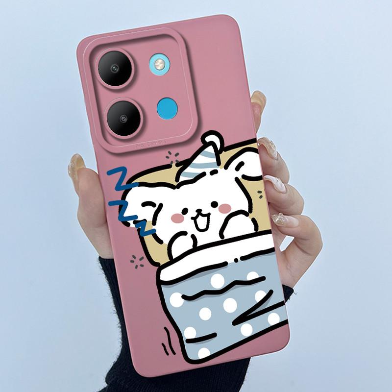 For Infinix Smart7 X6515 Smart 7 HD X6516 Coque Soft Silicone Phone Case Sweet Printing Protective Shell Painting Back Cover