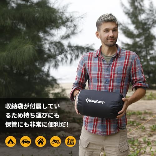 KingCamp Foldable Cot Mat, Ultra Lightweight, Non-Slip, Secureable, Compact, Camping Mat, Nap Mat, Car Camping, Tent Camping, and Emergency Preparedne