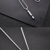 1pc Breathing Necklace Stainless Steel Necklace Increase Attention Whistle Necklace Anxiety Relief for Kids Adult