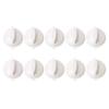 10 Pieces Switch Knobs Microwave Knob Assembly Easy To Install D Shaped Hole Knob Plastic Texture Timer Switch Knob
