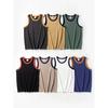American-Style Fitness Tank Top for Men, Cotton Workout Vest for Summer, Foreign Trade Men's Basketball Sleeveless T-Shirt