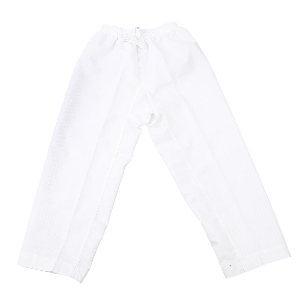 Taekwondo Outfit Cotton Taekwondo Training Uniform for Kickboxing Martial Arts Training Striped Model L