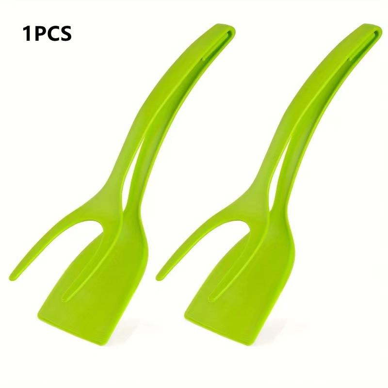 2-in-1 Set Egg Flip Tongs Spatula Kitchen Silicone Spatula for Toast Pancake Kitchen Accessories Kitchen Gadget