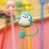 Cartoon Straw Sealing Tools Silicone Straw Tips Drinking Dust Splash Proof Plugs Cover Creative Cup Accessories 6-8mm