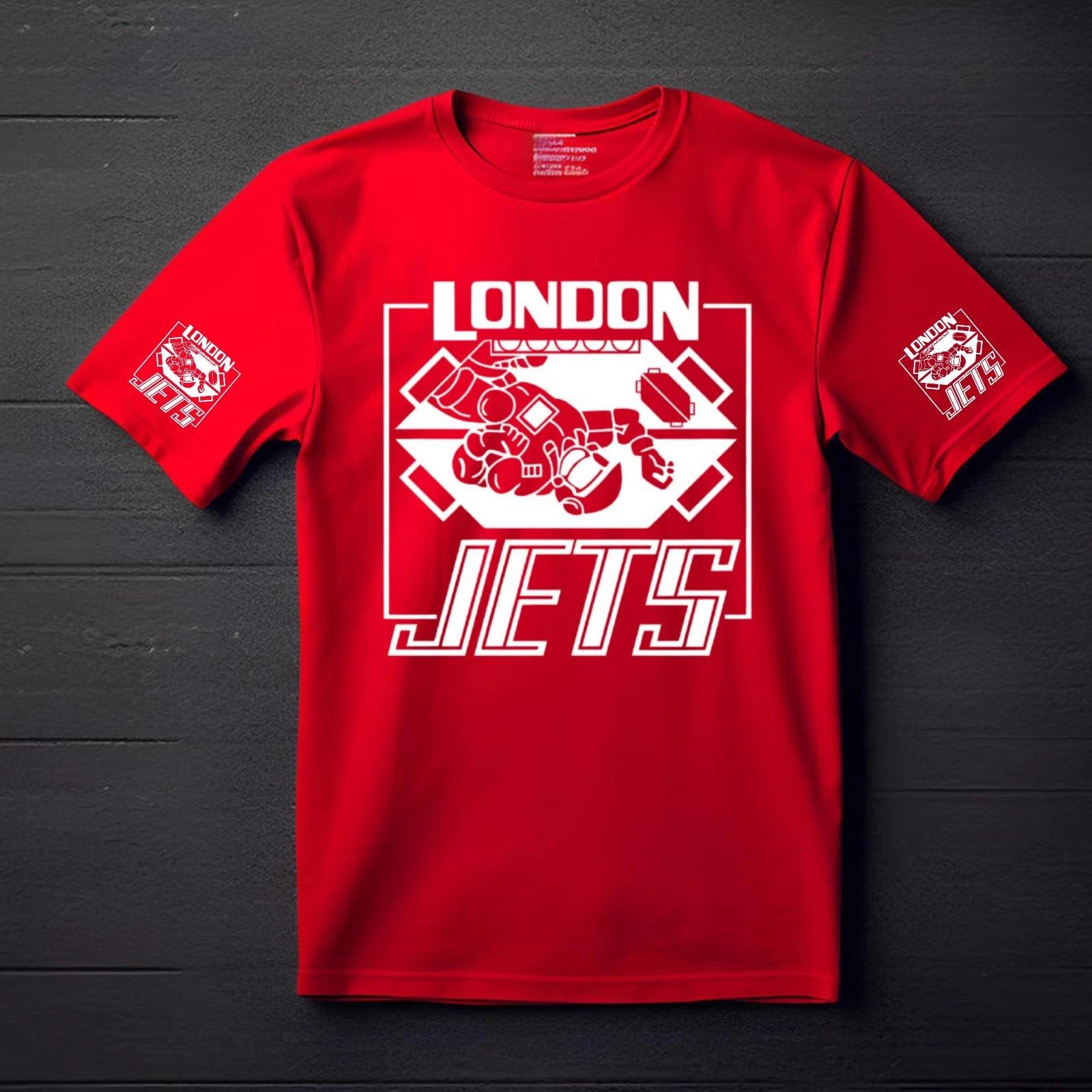 London Jets T-Shirt – Red Dwarf Inspired Lister & Rimmer Tee 2XL