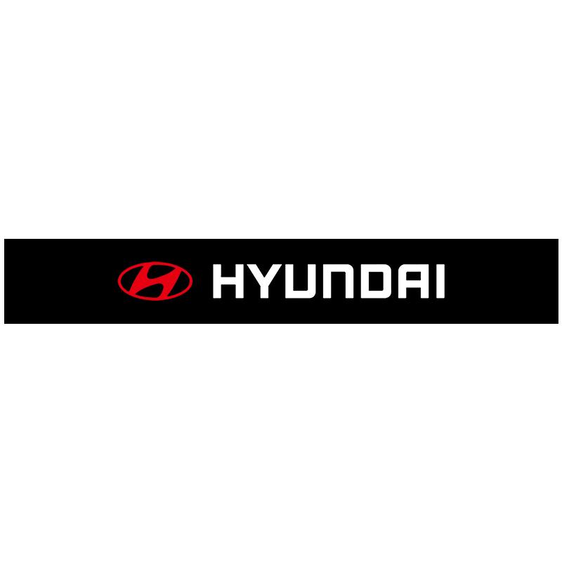 1Pcs Car Front Windshield Stickers Front and Rear Decorative Emblem For Hyundai I30 Tucson Veloster Kona I10 I35 Elantra Santa Fe Decor