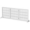 Dog Barrier Gate Freestanding Protective Gate with Feet 185 x 71 cm Wood Dog Gate Stair Safety Gate Stair Gate Dog Barrier Gate for Stairs, Doors