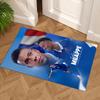 Star Player Kylian Mbappé Area Rug Suitable for Balcony Study room Outdoor Foyer Antislip Carpet Anime Office Decor Spiritual Gift