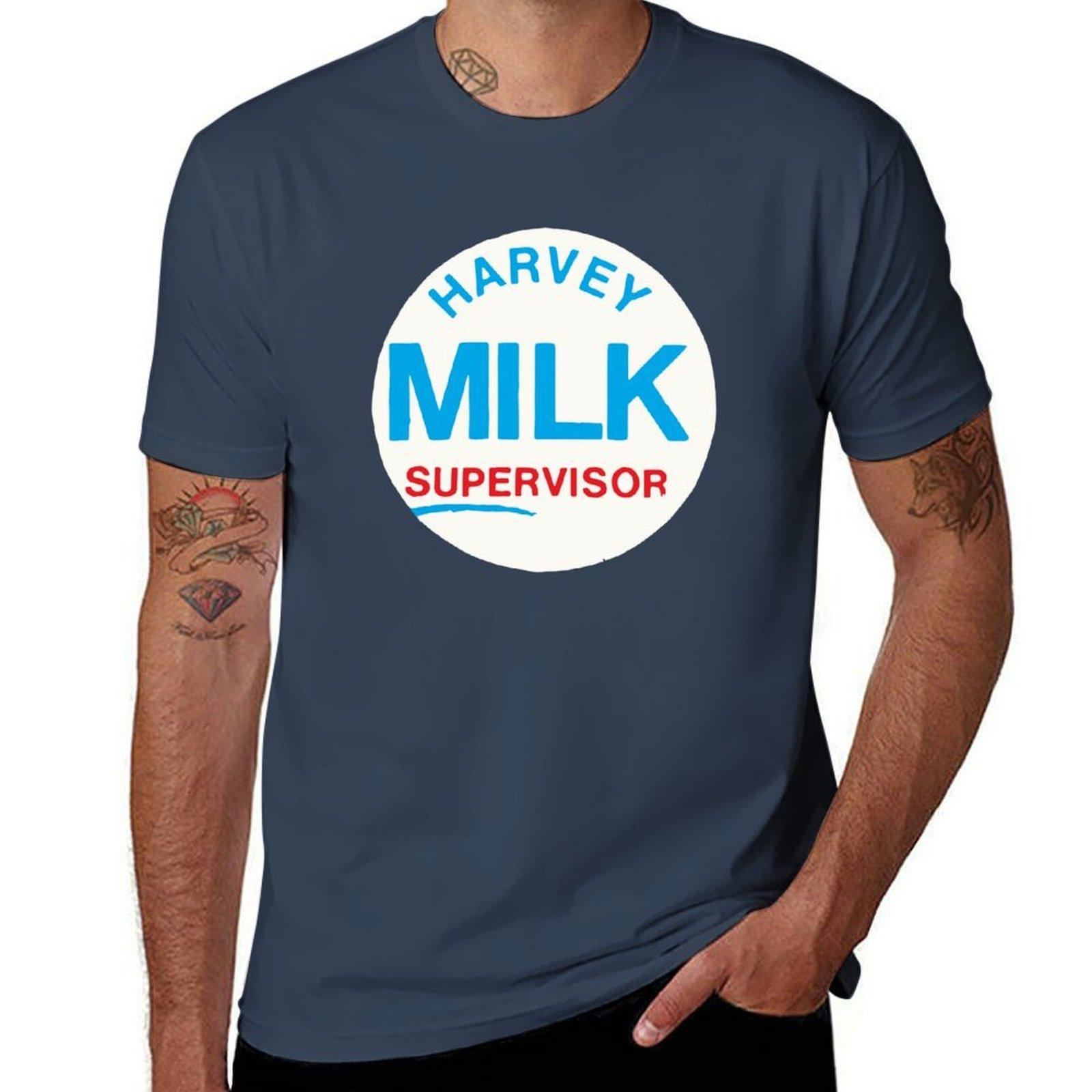 Harvey Milk Tshirt Casual Fashion Short Sleeve Cotton Tshirt S