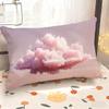 Pink Clouds Pillowcase Design Suitable For Sofa Bedroom Car Pillow Cover Cushion Rectangular Back Cushion