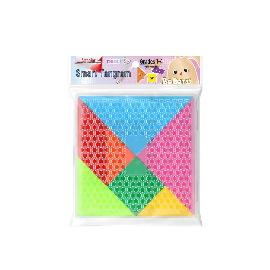 Extra Large Smart Tangram Set for Primary School - Geometric Shapes, Educational Assembly & Thinking Training Aids